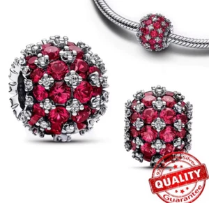 Dt. Händler Runder Charm Anhänger mit Steinen passend für Pandora Armbänder - Bild 1 von 3