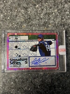 2019 Donruss Fernando Tatis Jr Signature Series Pink Fireworks Auto SS-FT Padres - Picture 1 of 2