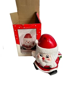 International Silver Company Whimsical 10" Santa Claus Cookie Jar With Box 1993 - Picture 1 of 7