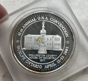 Silbermedaille 2003 Ontario Numismatic Association 41st Annual ONA Convention - Bild 1 von 2