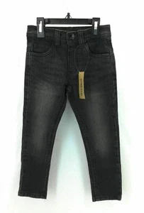 Boys Black Denim Pants Jeans Stretch Size 4 - Picture 1 of 12