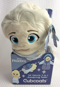 Cubcoats Toddler Unisex Disneys Frozen 2-in-1 Stuffed Animal Hoodie Blue Size 2T - Picture 1 of 14