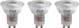 IKEA RYET GU10 200 Lumen LED Bulbs Dimmable Spot Light Lamps - 3 Pack - Picture 1 of 1