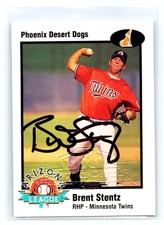 1998  Arizona Fall League Prospects #22 Brent Stentz Auto Phoenix Desert Dogs