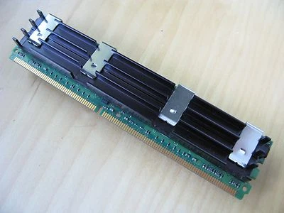 Apple Mac Pro RAM. 512 MB, PC2-5300F DDR2 ECC 667Mhz FB-DIMM Memory, w/ Heatsink - Image 1 of 4