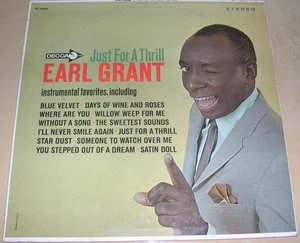 EARL GRANT - Just For a Thrill (Stereo LP, 1964) Very Good+ - Picture 1 of 1