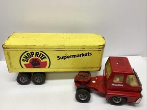 Vintage ERTL Shop Rite Supermarket Semi Tractor & Trailer~#2425~Pat. 3307291 - Picture 1 of 18