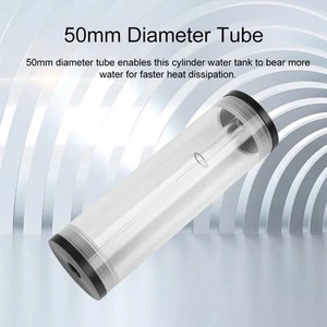 50M Diameter & 160Mm Long Computer Water Cooling Tank 800L/H Water Mini HLF - Afbeelding 1 van 9