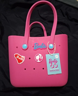 Сумка Barbie Miniso Barbie 65 дневной свет блеск коллекции сумка с короткими ручками обед сумка - Изображение 1 из 4