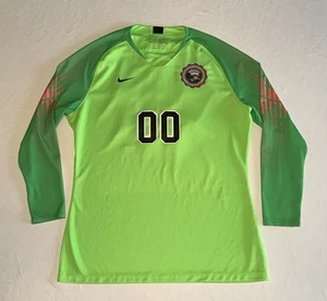 UNLV Rebels Authentic Team Issued Nike Soccer Neon Green Goalie Jersey XL NEW - Picture 1 of 3