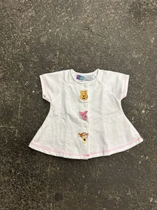 Disney Winnie The Pooh Dress Toddler White Tigger Baby Vintage 90s - Picture 1 of 6