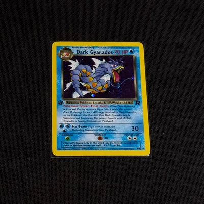 Vintage Pokemon TCG Team Rocket -  Dark Gyarados 1st Ed. Rare Holo - Near Mint - Bild 1 von 2