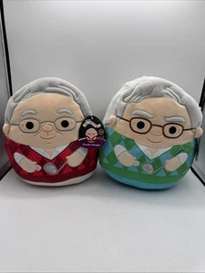 Warren Buffett Charlie Munger Squishmallow 10” 2025 Berkshire Hathaway Meeting - Photo 1/13