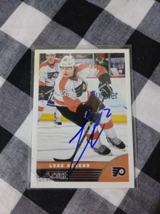 Luke Schenn Signed Score Card Philadelphia Flyers - Picture 1 of 1