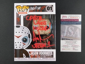 Ari Lehman Signed Funko Pop 01 Friday The 13th Jason Voorhees Crystal JSA COA - Picture 1 of 7