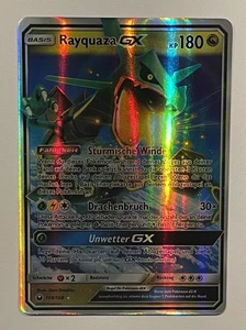 Pokémon Rayquaza GX Pokemon Karte Deutsch 109/168 Sturm am Firmament - Bild 1 von 2