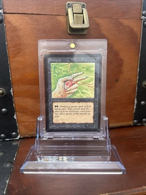 Deathgrip – Beta Edition The Gathering card printed in 1993. - Image 1 of 4