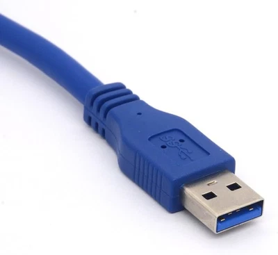 Cavo da 0,5 USB 3.0 tipo maschio cable prolunga filo per pc dati hard disk - Immagine 1 di 2