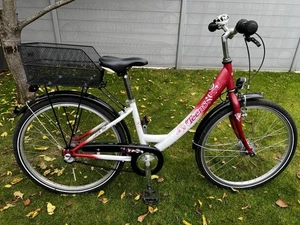 Mädchenfahrrad Alter 7-11 Man Kann Die Höhe Des Sessels Und Lenkrads Einstellen - Bild 1 von 3