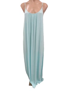 BNWT Witchery Women's Aqua Long Beach Strap Back Dress Cover Up Size 10 - Picture 1 of 6