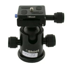 ISHOOT cabeza esférica trípode ball head fricción panorama acoplamiento rápid... - Imagen 1 de 5