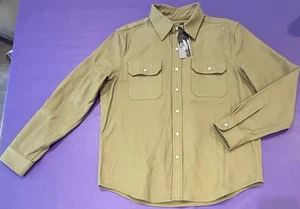 Dehen 1920 Drover Shirt Fatigue(Olive Green) Japanese Sateen L New With Tags - Picture 1 of 6
