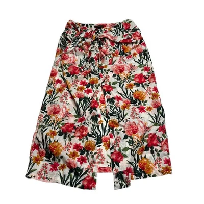 J CREW Cotton Voile Sarong Skirt Vintage Floral Women's Size Small - Image 1 of 4