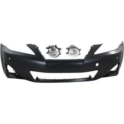 Bumper Cover Fascia Kit For 2011-2013 Lexus IS250 Front with Foglamp/Sensor Hole Foto 1 de 4