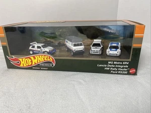 2024 HOT WHEELS PREMIUM DIORAMA IMPORT 4 CAR SET MINT IN BOX e - Picture 1 of 7