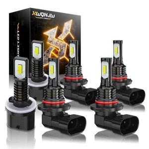 For Chevrolet Blazer 2004-2005 LED Headlight Hi/Lo+Fog light Bulbs 6500K White - Picture 1 of 12