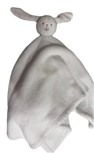 Baby Hals große weiße Häschen Decke Plüsch rosa Ohren Sicherheit Lovey 30x30" - Bild 1 von 3