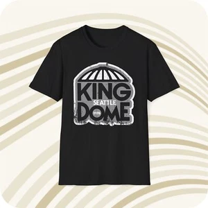 Kingdome Big Top 1976 Classic Cut Baseball T-Shirt - Seattle Mariners - Picture 1 of 6