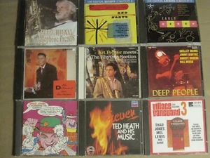 9 CD JAZZ LOT: ART PEPPER GERRY MULLIGAN SHELLY MANNE RED NORVO JOHNNY HARTMAN - Picture 1 of 24