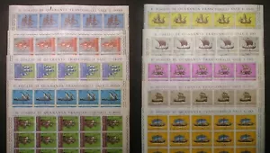 San Marino 1963 HISTORIA DE LA NAVEGACIÓN SERIE COMPLETA EN 10 HOJAS MNH - Imagen 1 de 11