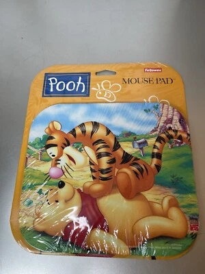 New! Vintage Mouse Pad: Disney - Winnie The Pooh & Tigger Colorful Sealed! - Image 1 of 4