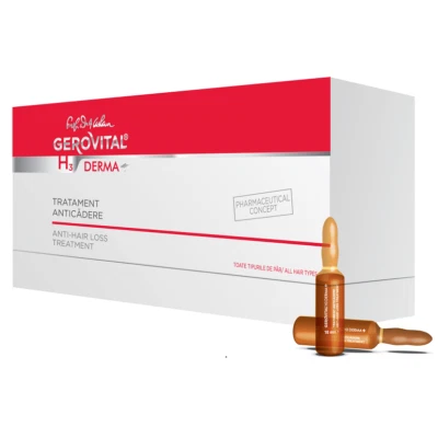 Gerovital  Derma + anti-fall treatment, 12 ampoules - Image 1 of 3
