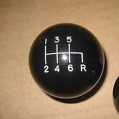 6 speed shifter shift knob BLACK 2005 2006 Jeep Wrangler TJ LJ NSG370 - Image 1 of 1