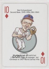 2005 Presents St Louis Baseball Heroes Playing Cards Red Schoendienst #10D HOF