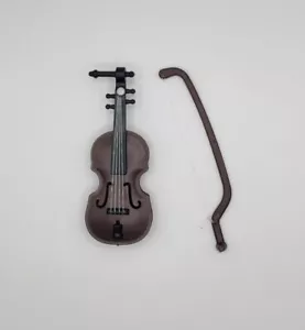 Miniature Mini Model Violin Dollhouse Accessories Music Prop - Picture 1 of 3
