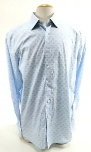 Robert Graham Council NWT $198 Mens Long Sleeves Dress Shirt Sz Small Light Blue - Picture 1 of 8