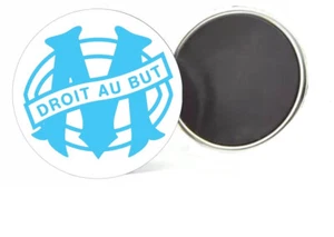 Magnet badge OM Olympique de marseille football droit au but collection - Picture 1 of 2