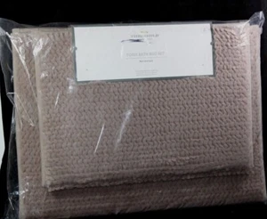 Threshold 2pc Fuzzy Foam Bath Rugs NON-SKID BACKS - Picture 1 of 12