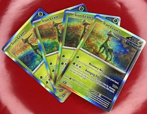 4X Pokemon Juego de Cartas Coleccionables Hojas de Hierro 019/167 Twilight Masquerade Holo Raro 2024 Inglés Casi Nuevo - Imagen 1 de 2