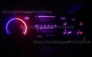 Pink/Purple Climate Control LED Bulbs for Subaru Impreza Outback 2.5RS 1999-2001 - Picture 1 of 1