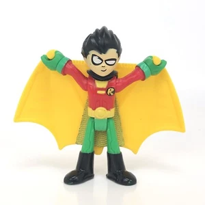 Imaginext Robin Teen Titans Go! Action Figure With Glider That Fits Fisher Price - Picture 1 of 12