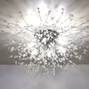 LED Bedroom Ceiling Lamp Crystal Pendant Light Chandelier Lighting Hallway - Picture 1 of 8
