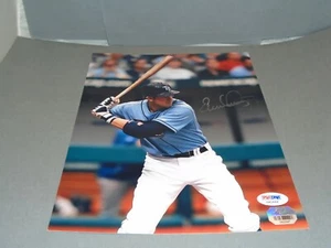 Evan Longoria Signed Tampa Bay Rays 8x10 Photo Autographed PSA/DNA COA 1A - Picture 1 of 4