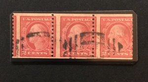 BroadviewStamps EE. UU. ¡Venta Freakshow!  Tira Misperf de 3.  Usado.  VF.  RARO. - Imagen 1 de 2