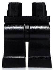 Lego Black Minifig Monochrome Plain Hips and Legs - Picture 1 of 1