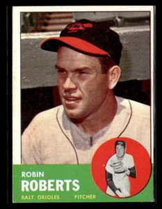 1963 Topps Baseball #125 Robin Roberts Karte - EX #5244 - Bild 1 von 2